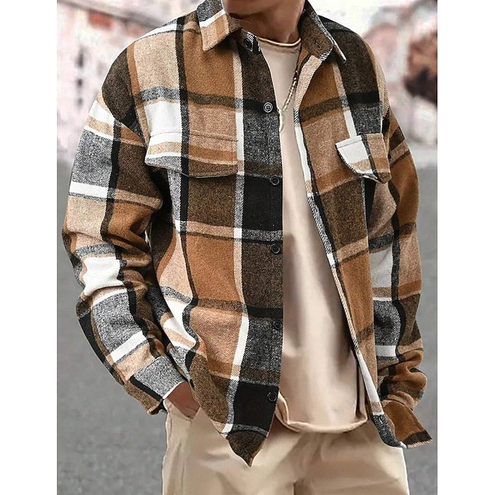 Robust rutig overshirt