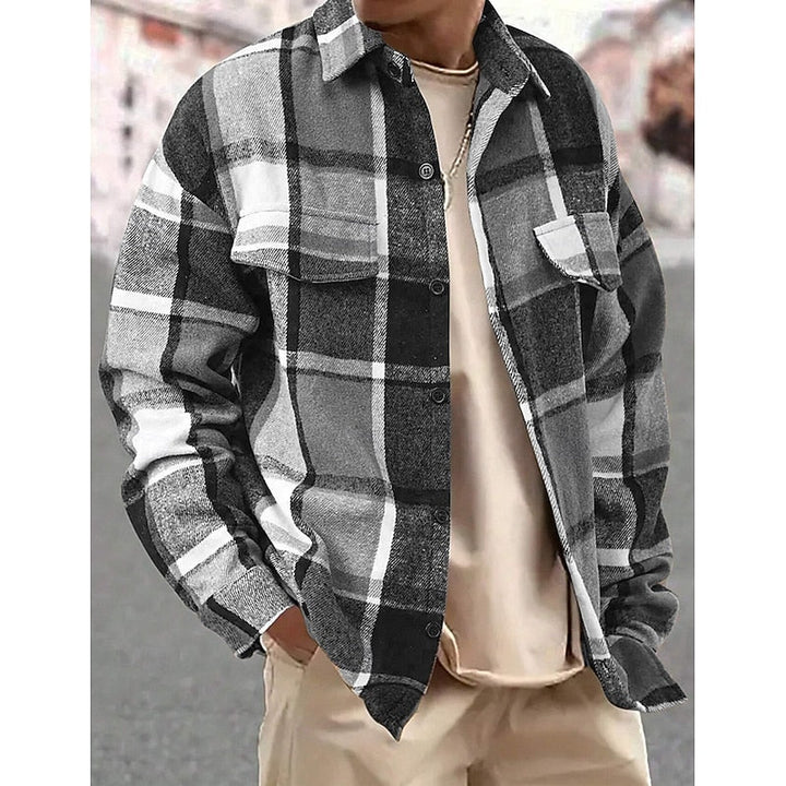 Robust rutig overshirt