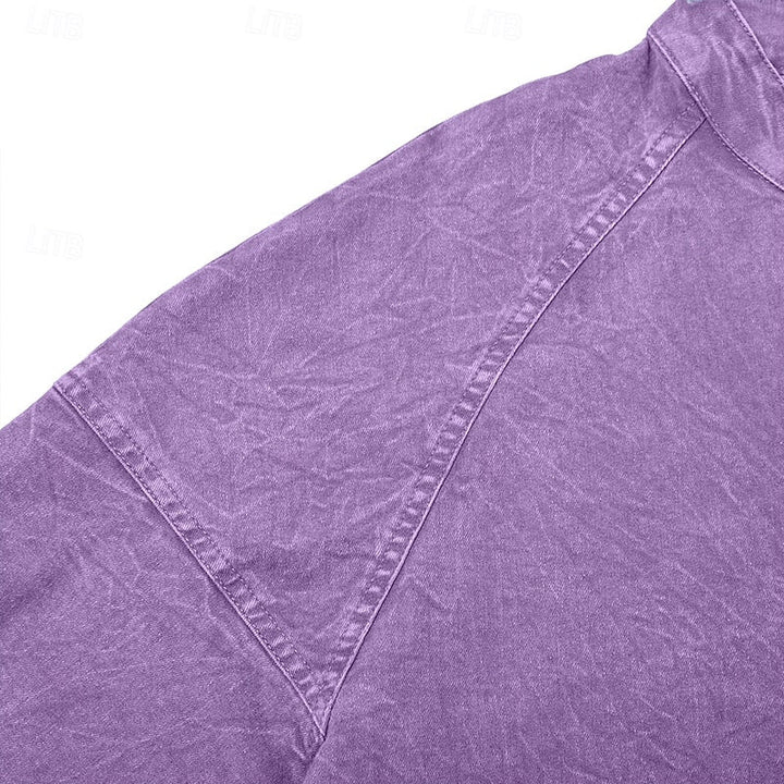 Vintage washed henleytröja