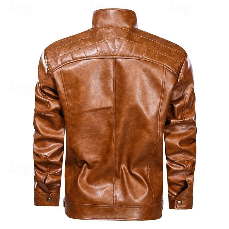 Klassisk biker jacka