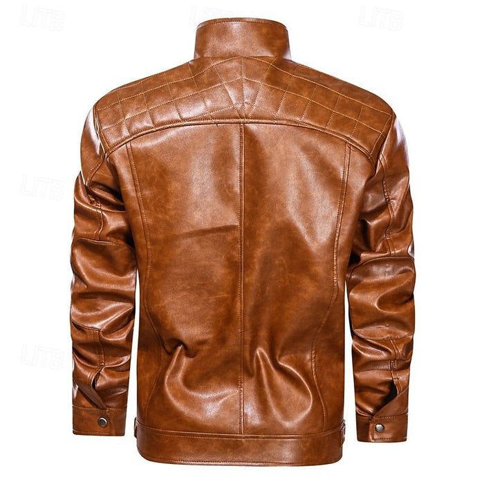 Klassisk biker jacka